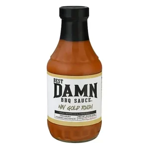 Best Damn BBQ Sauce NW Gold Rush 18oz - Wholesale, Case Of 12